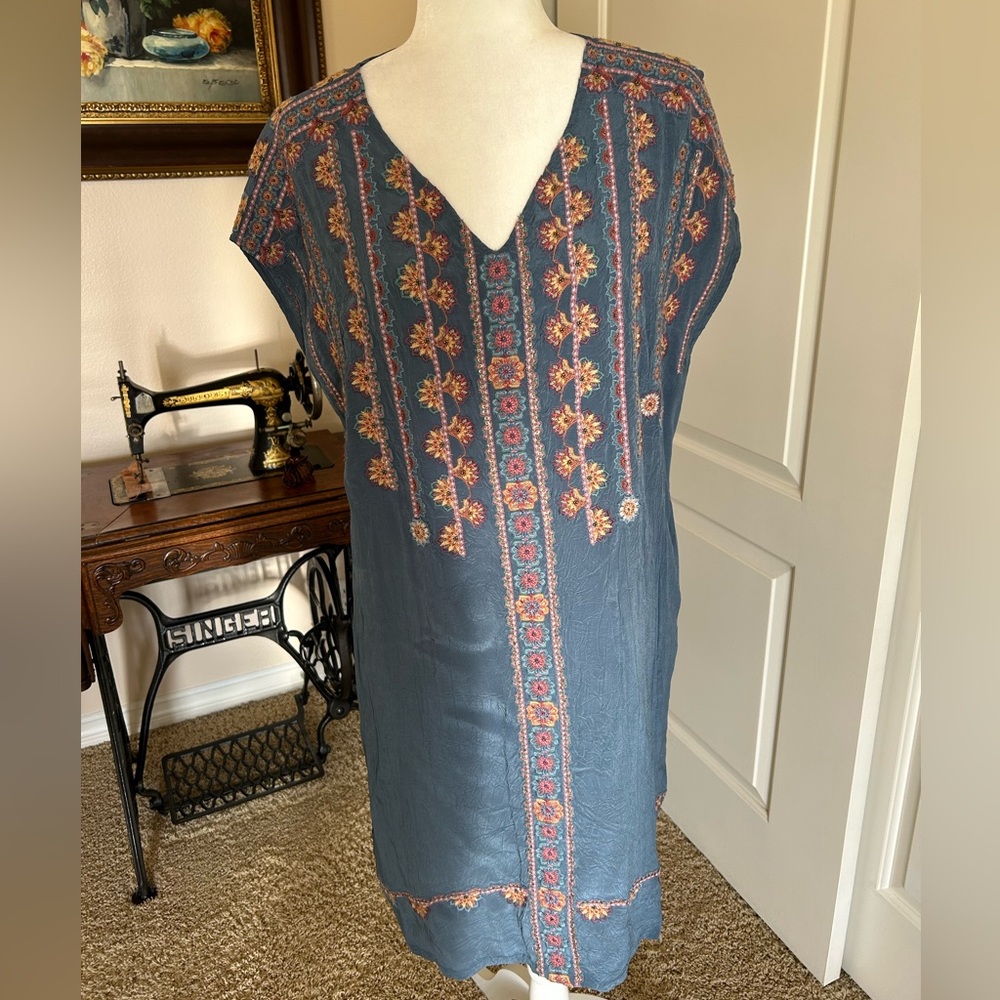 Sundance Garden Melody Embroidered Dress